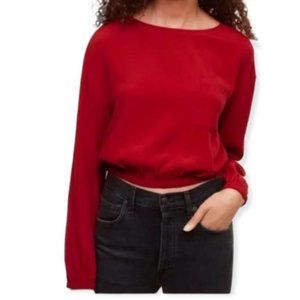 Aritzia Wilfred Free Bekah Crop Top